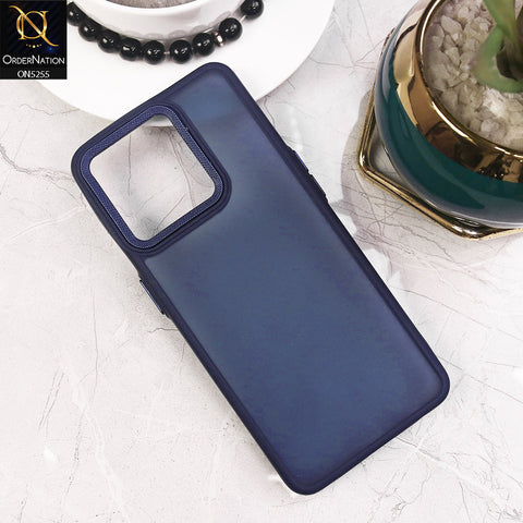 Oppo A94 Cover - Blue - New Color Translucent Matte Shockproof Soft Borders Case