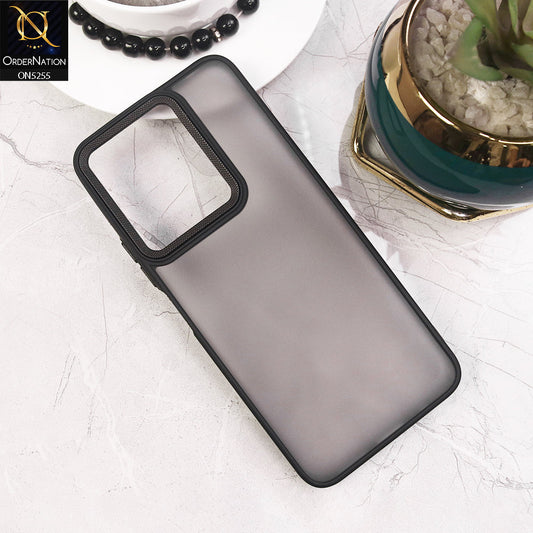 Xiaomi Redmi 13 Cover - Black - New Color Translucent Matte Shockproof Soft Borders Case