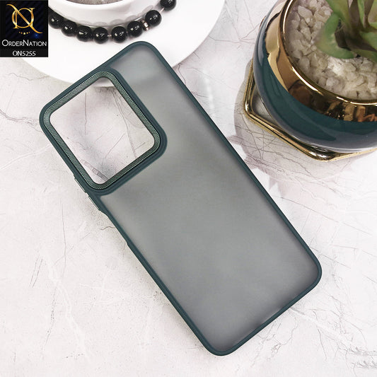 Xiaomi Redmi Note 13R Cover - Green - New Color Translucent Matte Shockproof Soft Borders Case