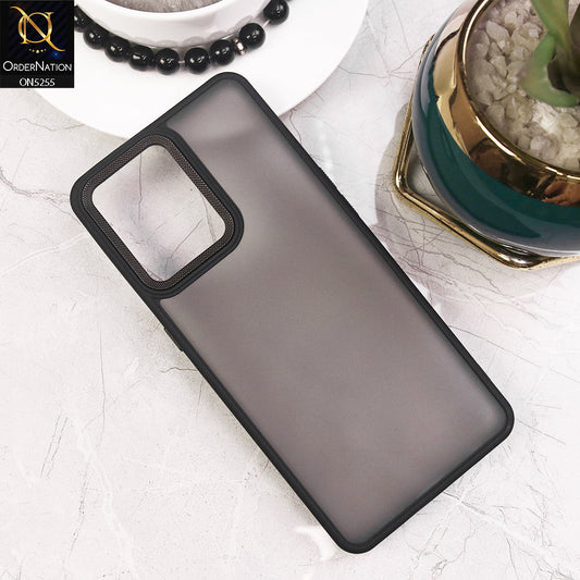 Oppo F21 Pro 4G Cover - Black - New Color Translucent Matte Shockproof Soft Borders Case