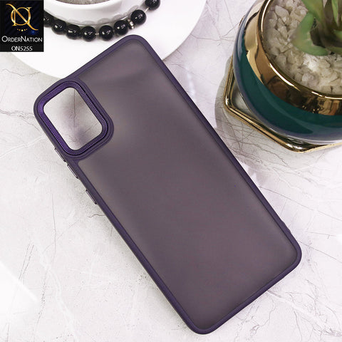 Samsung Galaxy A05 Cover - Purple - New Color Translucent Matte Shockproof Soft Borders Case