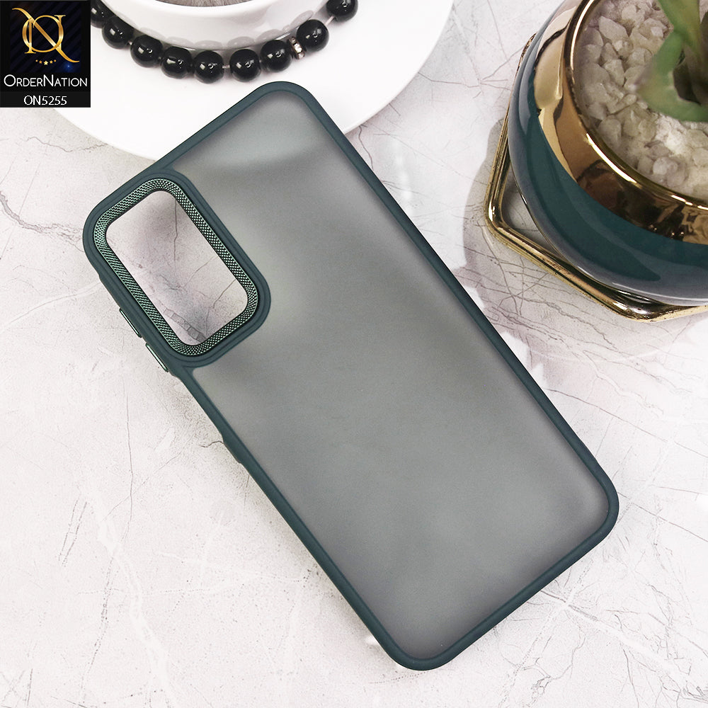 Samsung Galaxy A15 5G Cover - Green - New Color Translucent Matte Shockproof Soft Borders Case