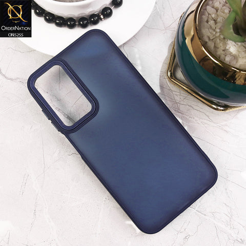 Samsung Galaxy A25 5G Cover - Blue - New Color Translucent Matte Shockproof Soft Borders Case