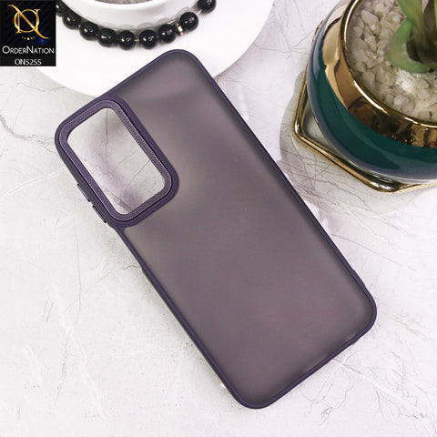 Samsung Galaxy A25 5G Cover - Purple - New Color Translucent Matte Shockproof Soft Borders Case