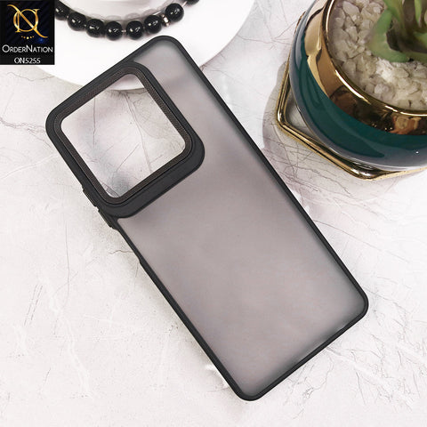 Tecno Pop 8 Cover - Black - New Color Translucent Matte Shockproof Soft Borders Case