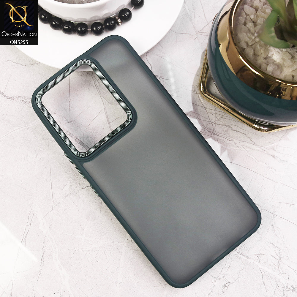 Tecno Spark 8C Cover - Green - New Color Translucent Matte Shockproof Soft Borders Case