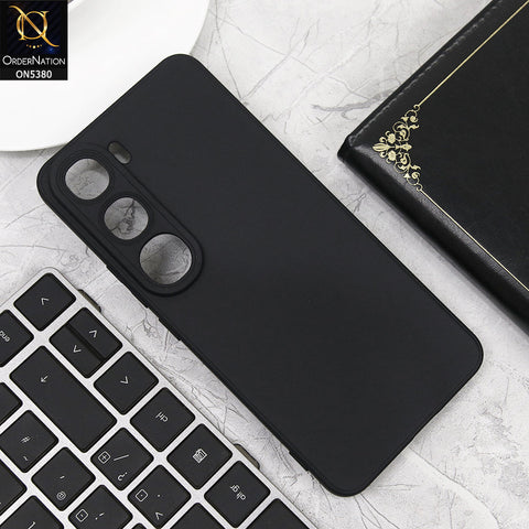 Vivo Y200 (2025) Cover - Black - Soft Silicone With Camera Protection Case
