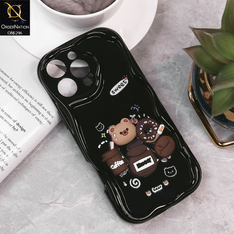 iPhone 16 Pro Max Cover - Design 3 - Cute 3D Cartoon Soft Silicon Helix Soft Borders Camera Protection Case