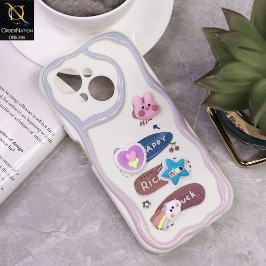 Tecno Spark Go 1 Cover - Design 2 - Cute 3D Cartoon Soft Silicon Helix Soft Borders Camera Protection Case