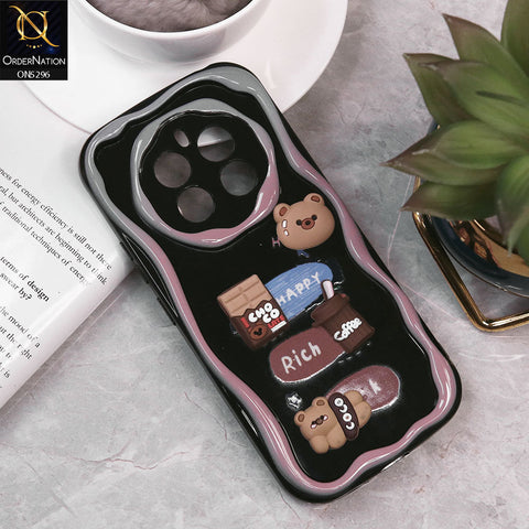 Realme 12 4G Cover - Design 4 - Cute 3D Cartoon Soft Silicon Helix Soft Borders Camera Protection Case