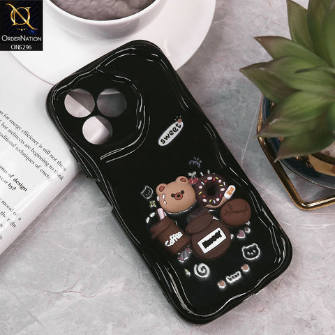 Realme C51 Cover - Design 3 - Cute 3D Cartoon Soft Silicon Helix Soft Borders Camera Protection Case