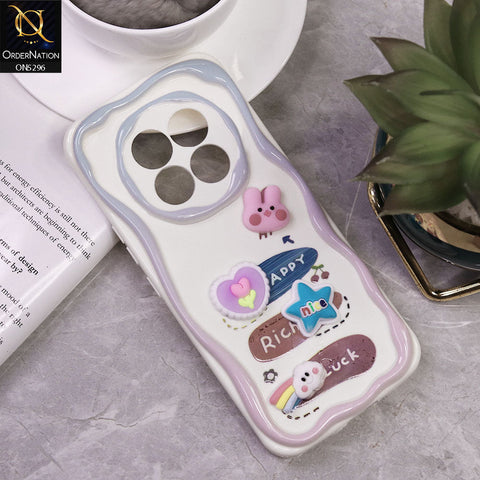 Xiaomi Redmi Note 14 Pro 5G Cover - Design 2 - Cute 3D Cartoon Soft Silicon Helix Soft Borders Camera Protection Case