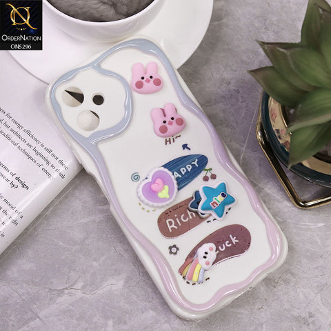 Samsung Galaxy A05 Cover - Design 2 - Cute 3D Cartoon Soft Silicon Helix Soft Borders Camera Protection Case