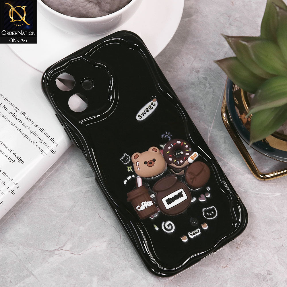 Samsung Galaxy A05 Cover - Design 3 - Cute 3D Cartoon Soft Silicon Helix Soft Borders Camera Protection Case