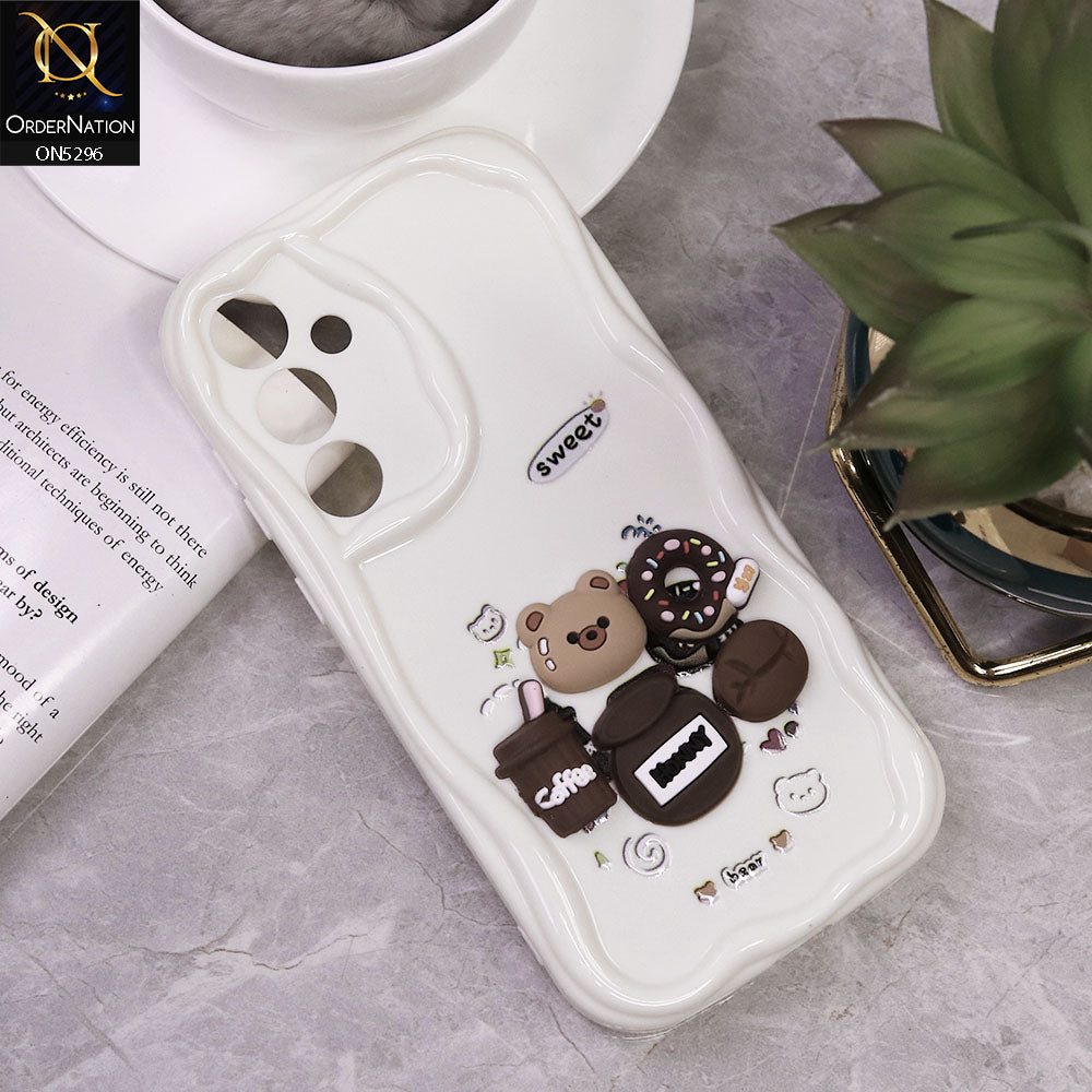 Samsung Galaxy A35 Cover - Design 7 - Cute 3D Cartoon Soft Silicon Helix Soft Borders Camera Protection Case