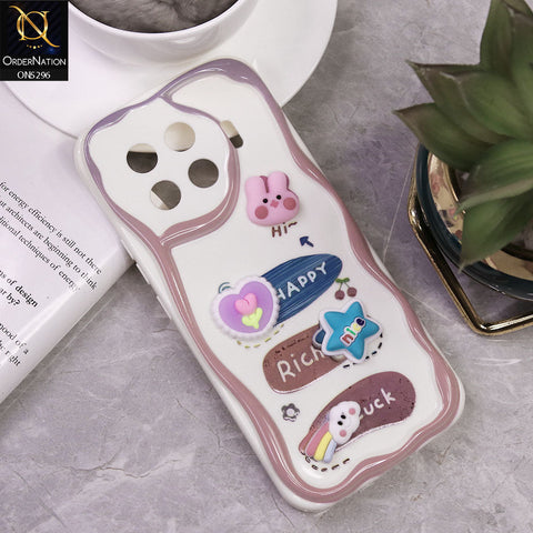 Tecno Spark 20 Pro Plus Cover - Design 6 - Cute 3D Cartoon Soft Silicon Helix Soft Borders Camera Protection Case