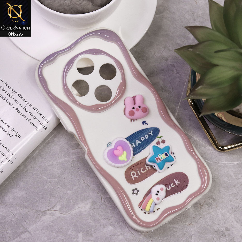 Tecno Spark 30C 4G Cover - Design 6 - Cute 3D Cartoon Soft Silicon Helix Soft Borders Camera Protection Case