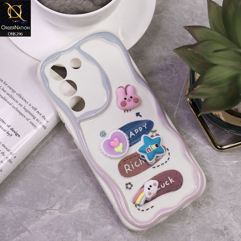 Vivo Y200 Cover - Design 2 - Cute 3D Cartoon Soft Silicon Helix Soft Borders Camera Protection Case