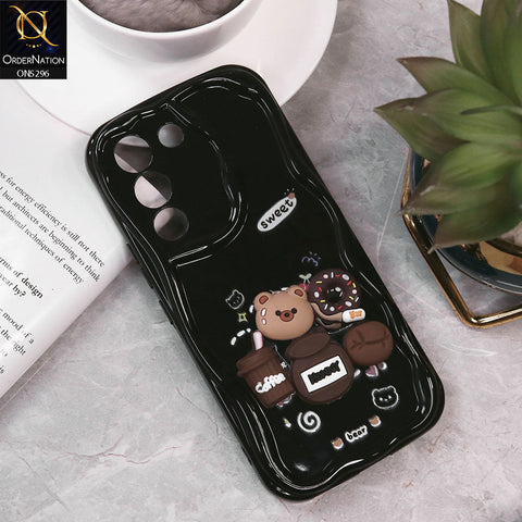 Vivo V29e Cover - Design 3 - Cute 3D Cartoon Soft Silicon Helix Soft Borders Camera Protection Case