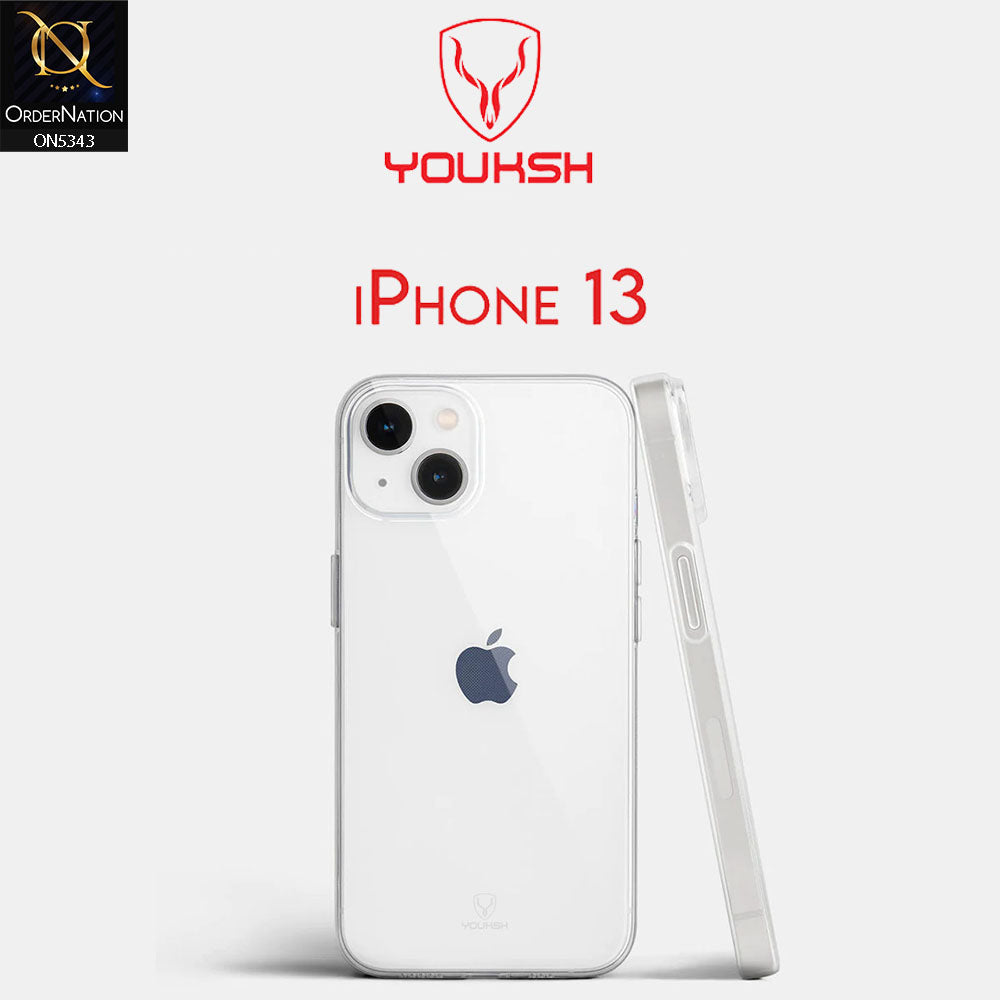 iPhone 13 Cover - Transparent - Youksh Clear Soft TPU Case