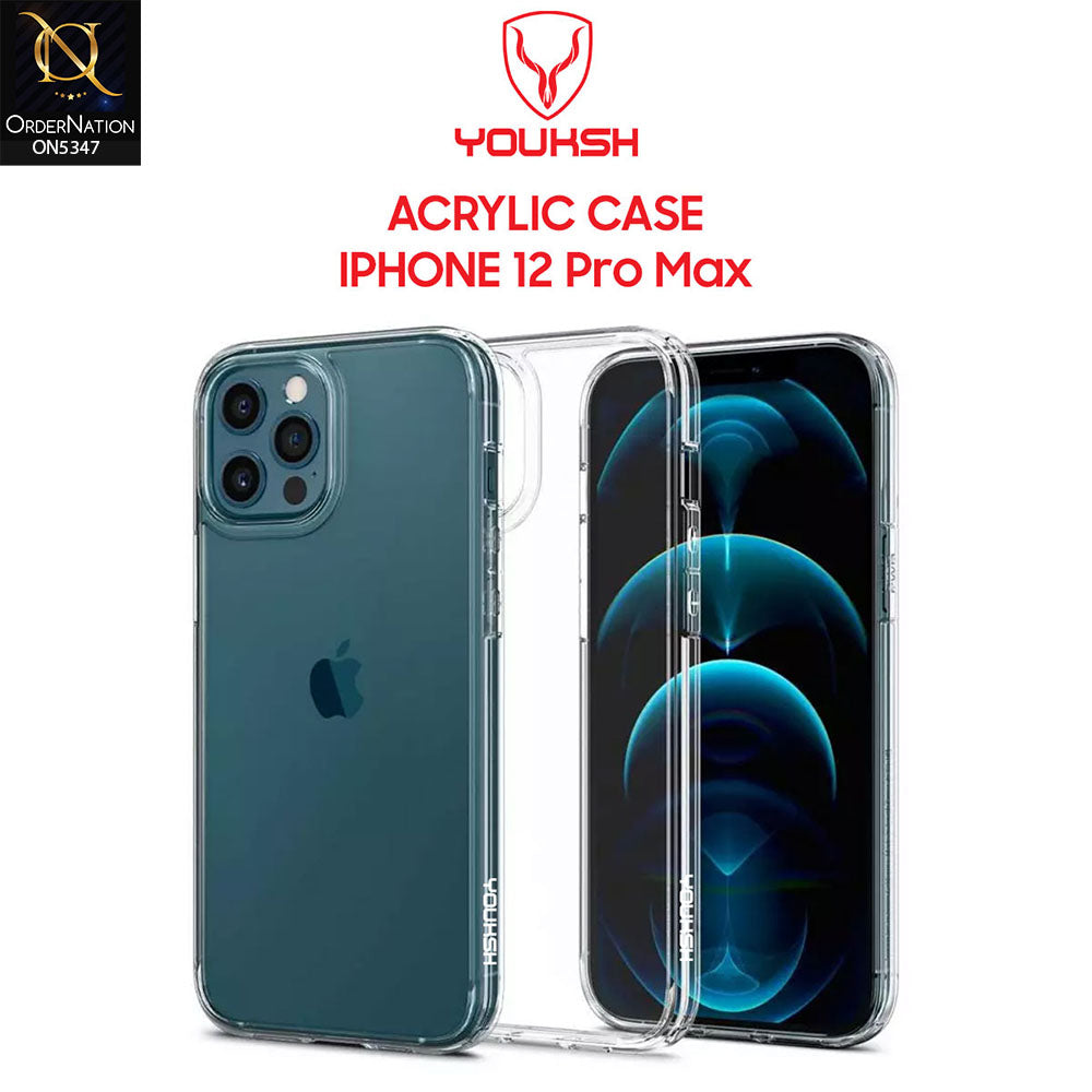 iPhone 12 Pro Max Cover - Transparent - HD Clear Acrylic Soft Borders Protective Case