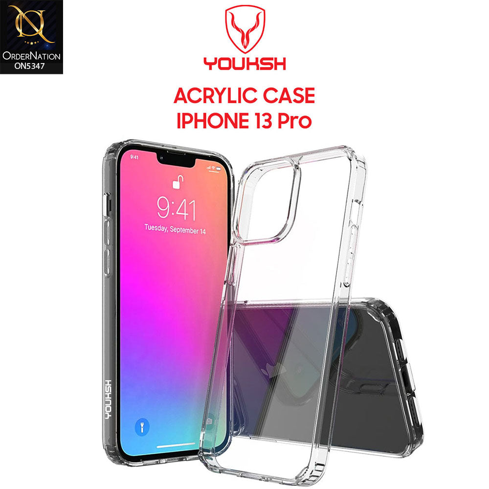 iPhone 13 Pro Cover - Transparent - HD Clear Acrylic Soft Borders Protective Case