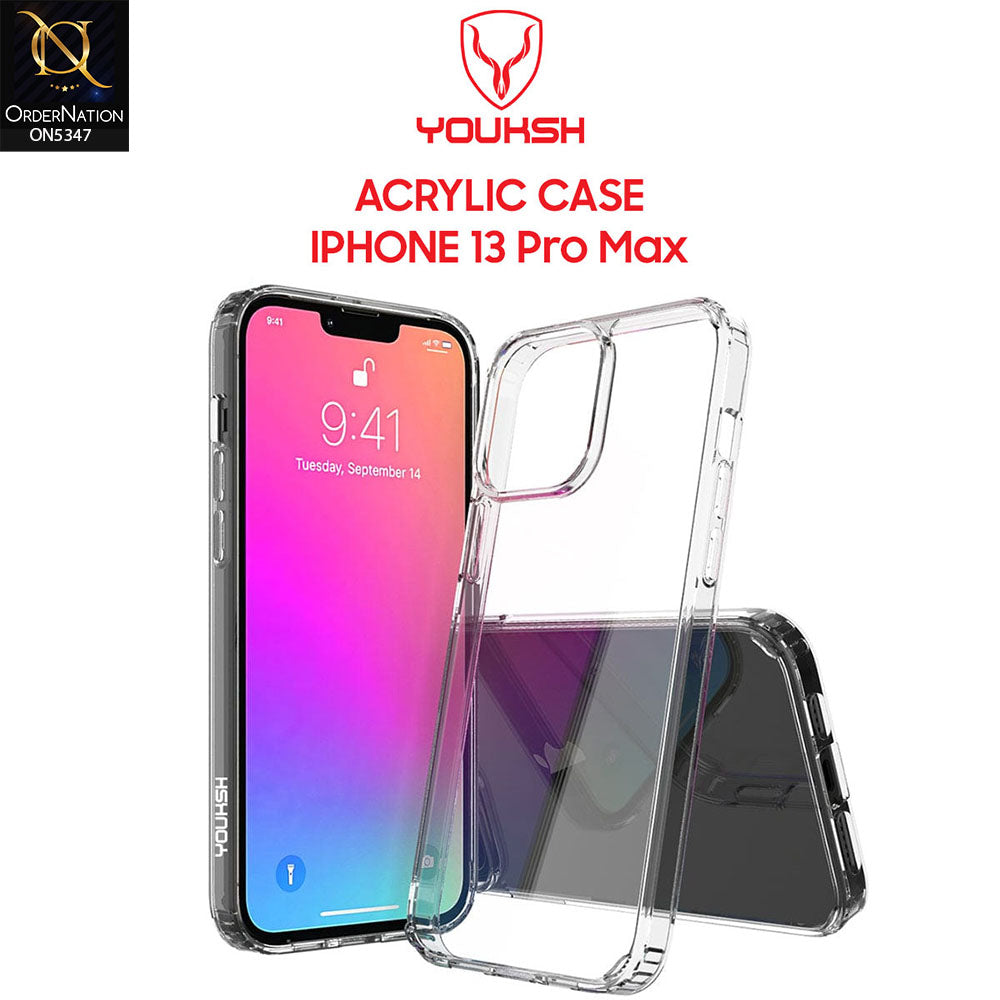 iPhone 13 Pro Max Cover - Transparent - HD Clear Acrylic Soft Borders Protective Case