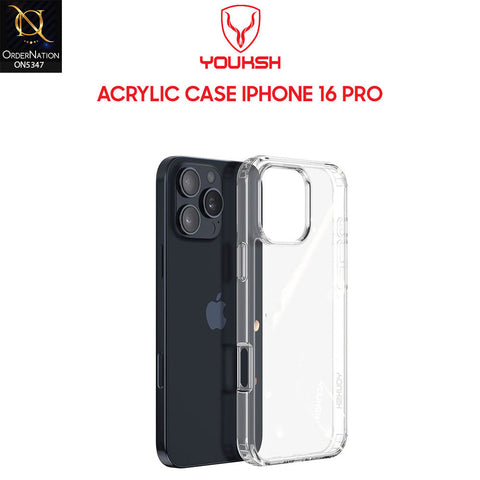 iPhone 16 Pro Cover - Transparent - HD Clear Acrylic Soft Borders Protective Case