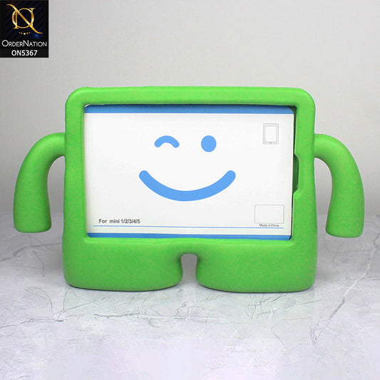 iPad Mini 3 / 2 / 1 - 7.9-inch Cover - Green - Protective for Children's TABLET Special Anti-Aid Rubber Case Stand