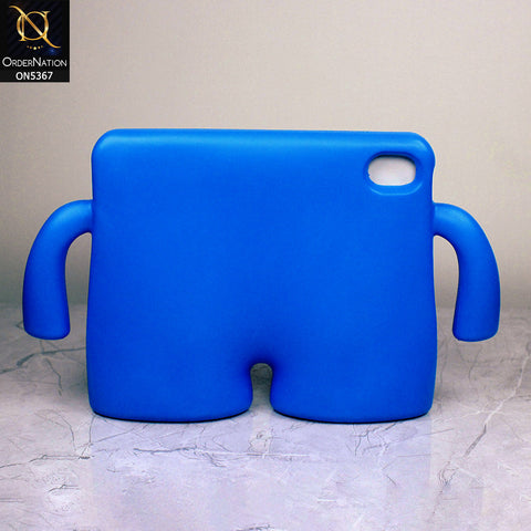 Samsung Tab A 10.1 / T580 / T585 (2016) Cover - Blue - Protective for Children's TABLET Special Anti-Aid Rubber Case Stand