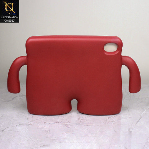 iPad Pro (1st gen) 11-inch (2018) Cover - Red - Protective for Children's TABLET Special Anti-Aid Rubber Case Stand