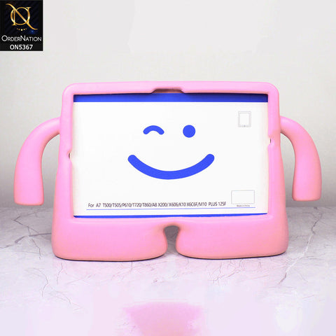 Lenovo Tab K10 / K10 X6CEF Cover - Pink - Protective for Children's TABLET Special Anti-Aid Rubber Case Stand