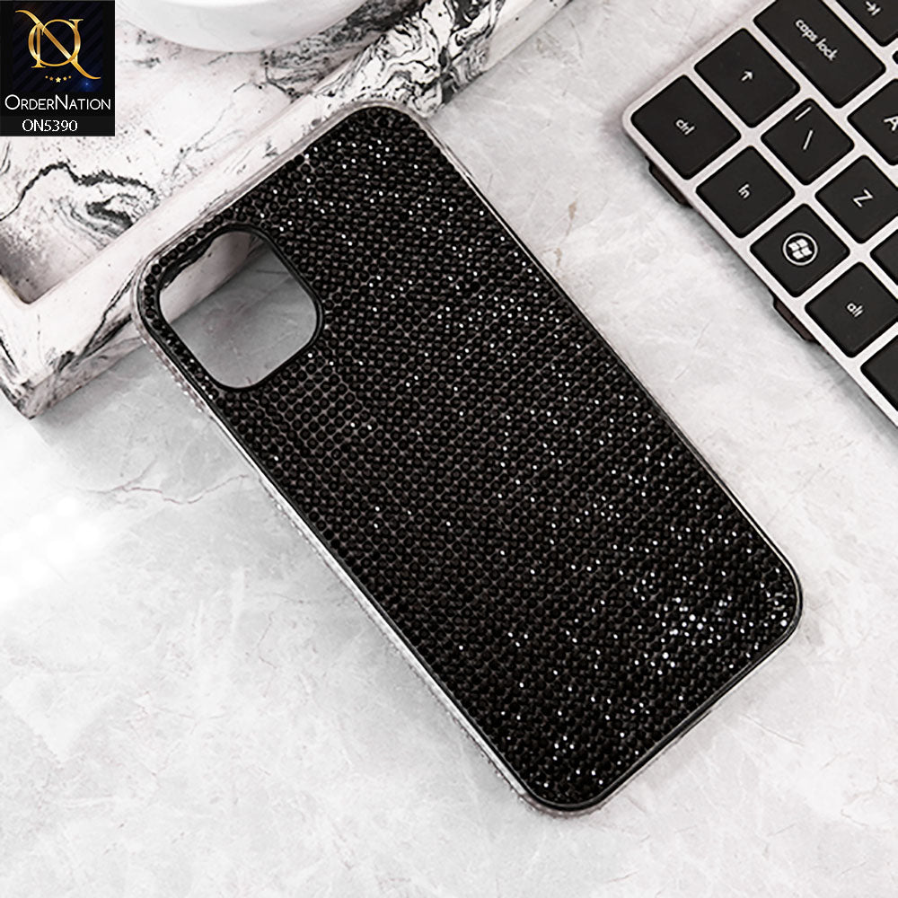 iPhone 11 Pro Cover - Black -  Luxurious Gradiant Rhinestone Soft border Shiny Case