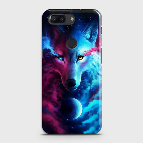 OnePlus 5T Cover - Infinity Wolf Trendy Printed Hard Case with Life Time Colors Guarantee (Fast Delivery)