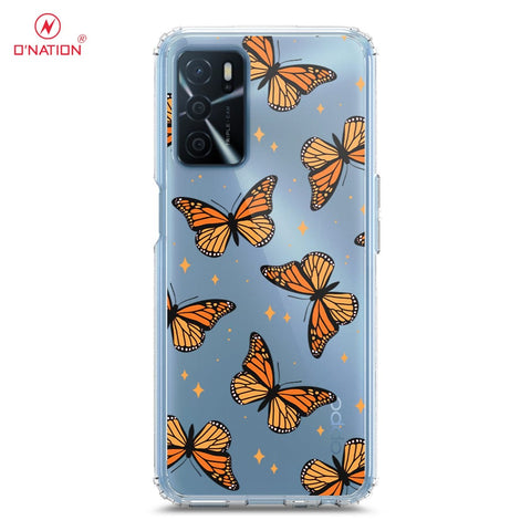 Oppo A55 5G Cover - O'Nation Butterfly Dreams Series - 9 Designs - Clear Phone Case - Soft Silicon Borders