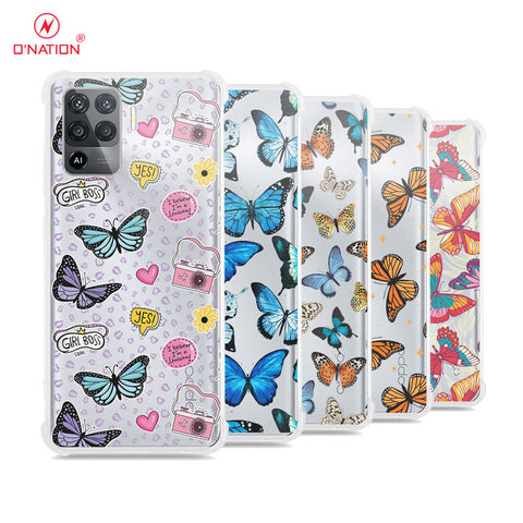 Oppo A94 Cover - Personalised Butterfly Dream Series - 9 Designs - Clear Phone Case - Soft Silicon Borders