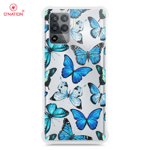 Oppo A94 Cover - Personalised Butterfly Dream Series - 9 Designs - Clear Phone Case - Soft Silicon Borders