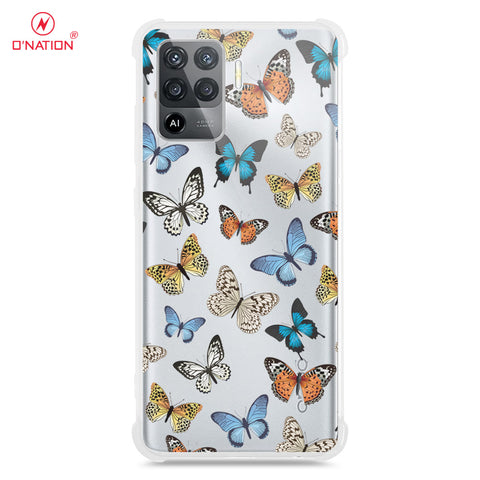 Oppo A94 Cover - Personalised Butterfly Dream Series - 9 Designs - Clear Phone Case - Soft Silicon Borders