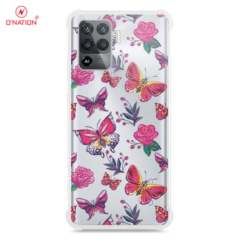 Oppo A94 Cover - Personalised Butterfly Dream Series - 9 Designs - Clear Phone Case - Soft Silicon Borders