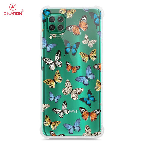 Huawei P40 Lite Cover - O'Nation Butterfly Dreams Series - 9 Designs - Clear Phone Case - Soft Silicon Borders