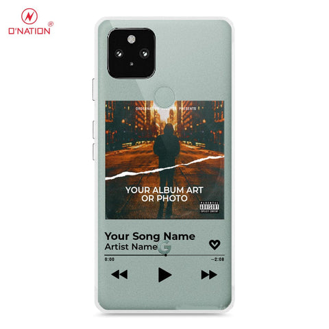 Google Pixel 4A 5G Cover - Personalised Album Art Series - 4 Designs - Clear Phone Case - Soft Silicon Borders