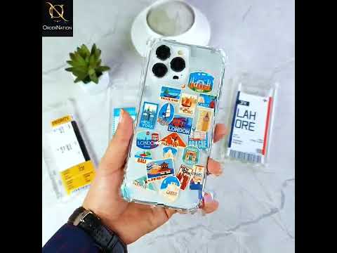 Oppo A31 Cover - Personalised Boarding Pass Ticket Series - 5 Designs - Clear Phone Case - Soft Silicon Borders