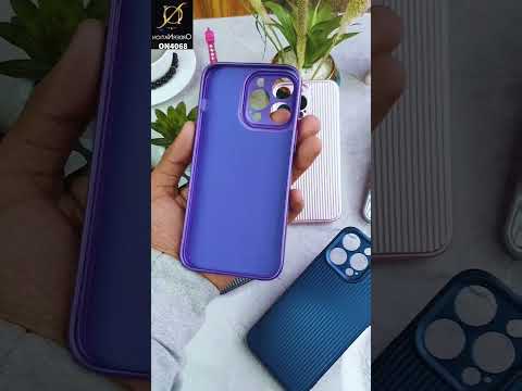 iPhone 14 Pro Cover - Purple - New Stylish Soft Silicon Camera Protection Creative Case