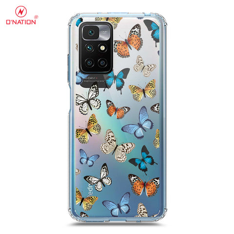 Xiaomi Redmi 10 2022 Cover - O'Nation Butterfly Dreams Series - 9 Designs - Clear Phone Case - Soft Silicon Borders