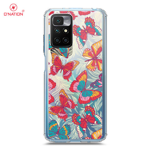 Xiaomi Redmi 10 2022 Cover - O'Nation Butterfly Dreams Series - 9 Designs - Clear Phone Case - Soft Silicon Borders