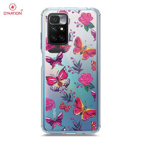 Xiaomi Redmi 10 2022 Cover - O'Nation Butterfly Dreams Series - 9 Designs - Clear Phone Case - Soft Silicon Borders