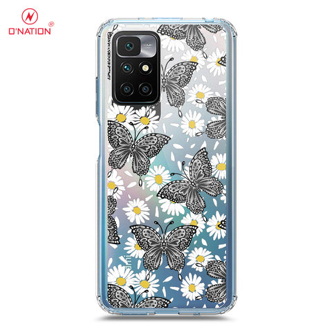 Xiaomi Redmi 10 2022 Cover - O'Nation Butterfly Dreams Series - 9 Designs - Clear Phone Case - Soft Silicon Borders