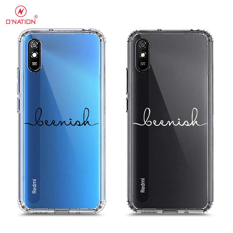 Xiaomi Redmi 9i Cover - Personalised Name Series - 8 Designs - Clear Phone Case - Soft Silicon Borders