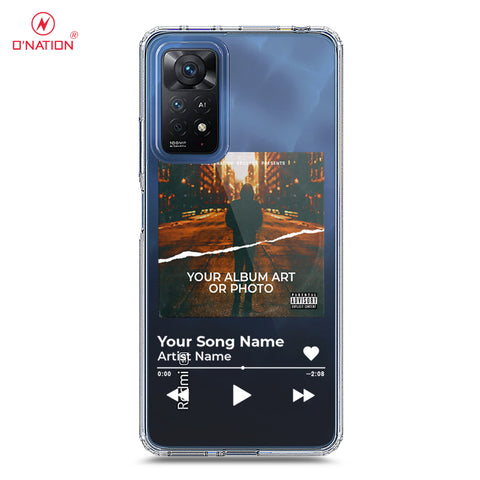 Xiaomi Redmi Note 11 Pro 5G Cover - Personalised Album Art Series - 4 Designs - Clear Phone Case - Soft Silicon Borders