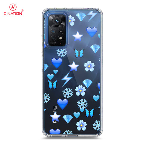 Xiaomi Redmi Note 11 Pro 5G Cover - O'Nation Butterfly Dreams Series - 9 Designs - Clear Phone Case - Soft Silicon Borders